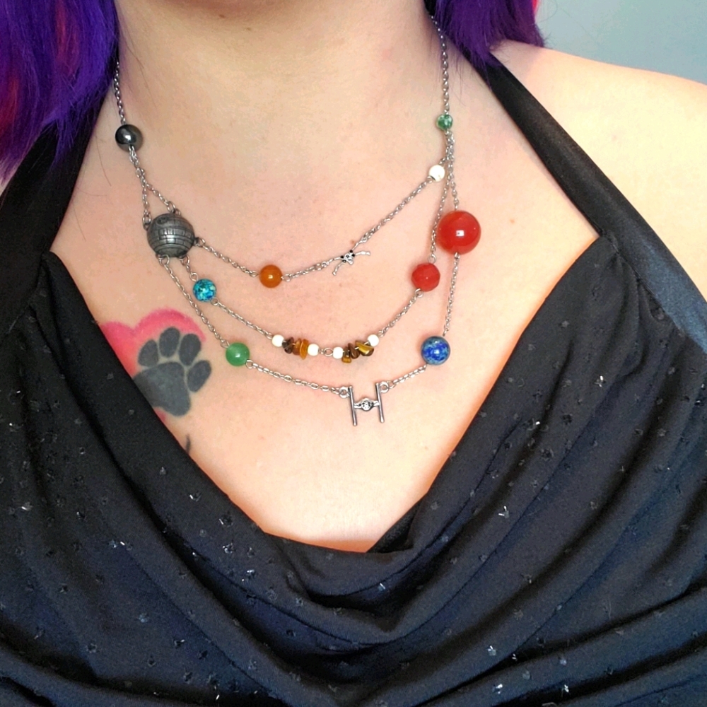 Star wars galaxy necklace